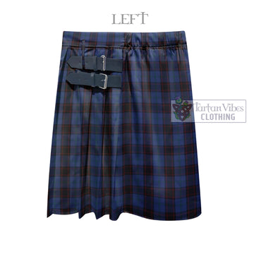Home Tartan Men's Pleated Skirt - Fashion Casual Retro Scottish Kilt Style