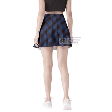 Home Tartan Women's Plated Mini Skirt