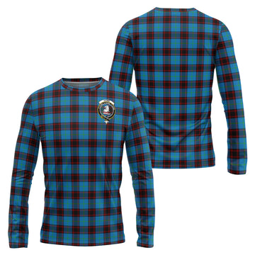 Home Ancient Tartan Long Sleeve T-Shirt with Family Crest