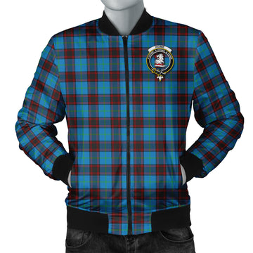 Home Ancient Tartan Bomber Jacket with Family Crest