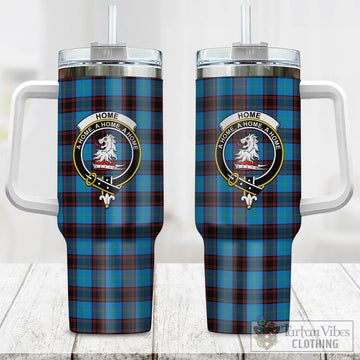 Home Ancient Tartan and Family Crest Tumbler with Handle