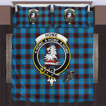 Home Ancient Tartan Bedding Set with Family Crest
