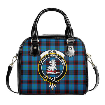 Home Ancient Tartan Shoulder Handbags with Family Crest