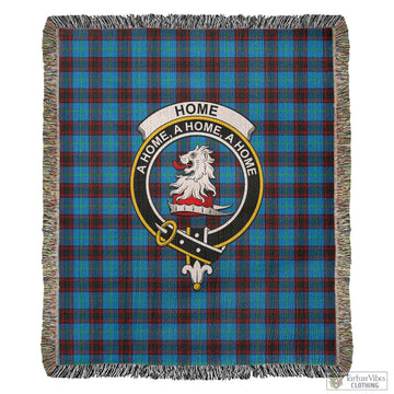 Home Ancient Tartan Woven Blanket with Family Crest