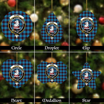 Home Ancient Tartan Christmas Ornaments with Family Crest