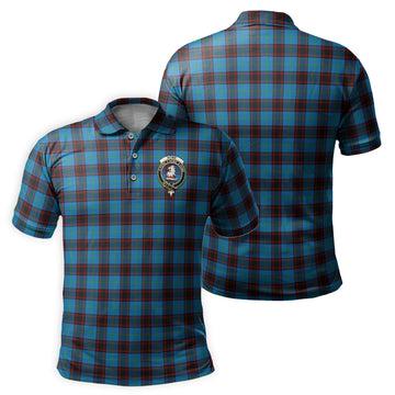 Home Ancient Tartan Men's Polo Shirt with Family Crest