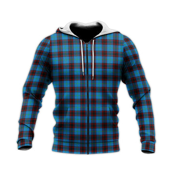 Home Ancient Tartan Knitted Hoodie