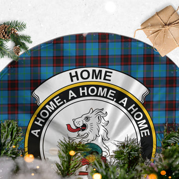 Home Ancient Tartan Christmas Tree Skirt with Family Crest