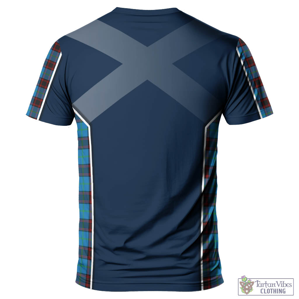 Tartan Vibes Clothing Home Ancient Tartan T-Shirt with Family Crest and Lion Rampant Vibes Sport Style