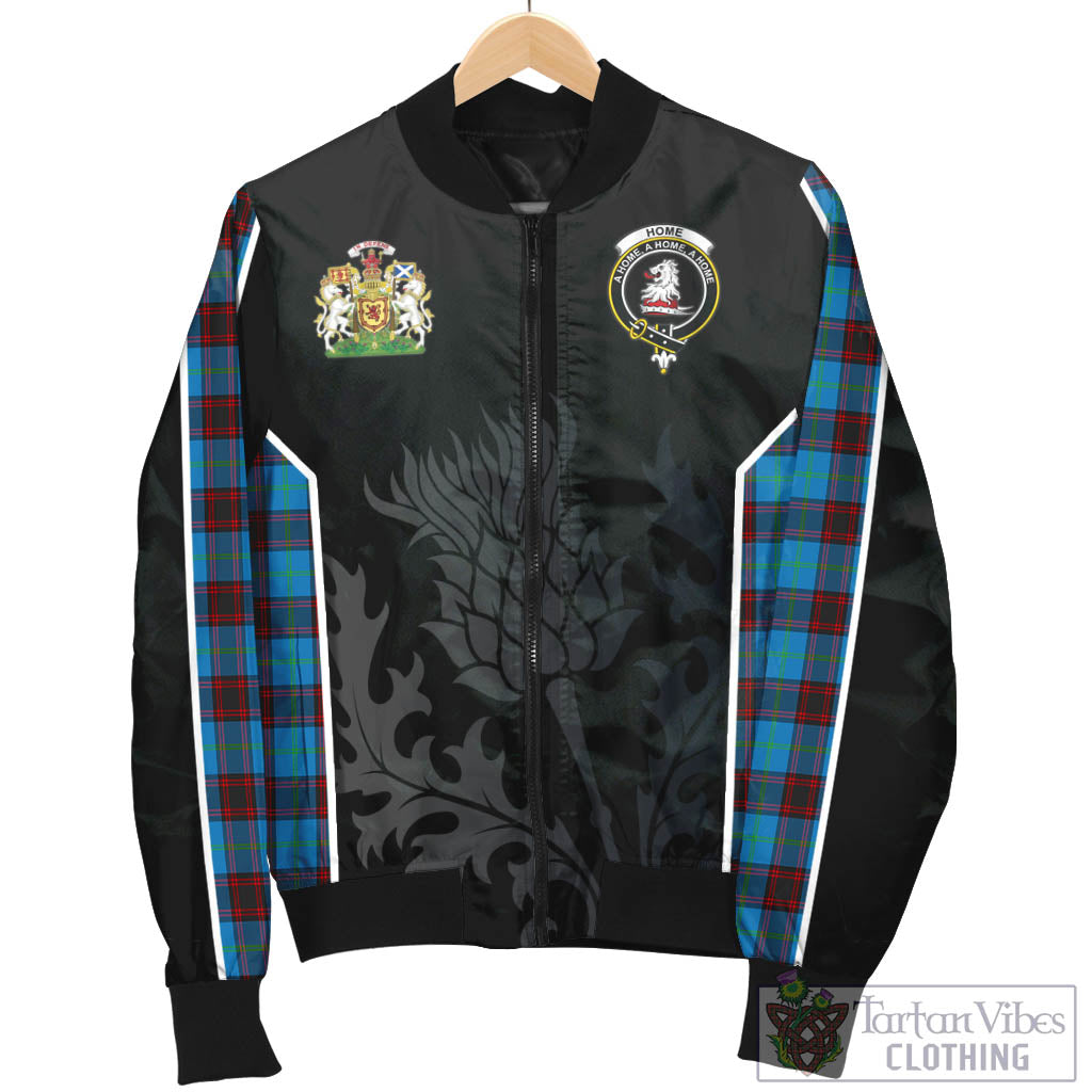 Tartan Vibes Clothing Home Ancient Tartan Bomber Jacket with Family Crest and Scottish Thistle Vibes Sport Style