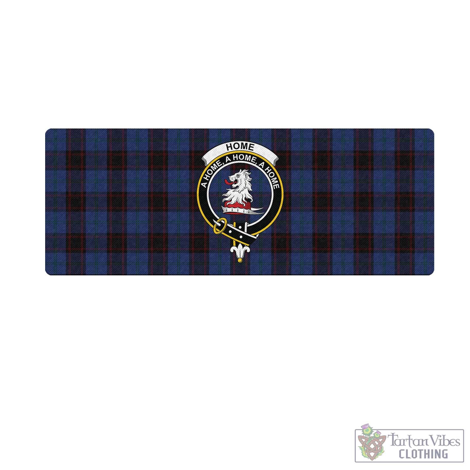 Tartan Vibes Clothing Home (Hume) Tartan Mouse Pad with Family Crest