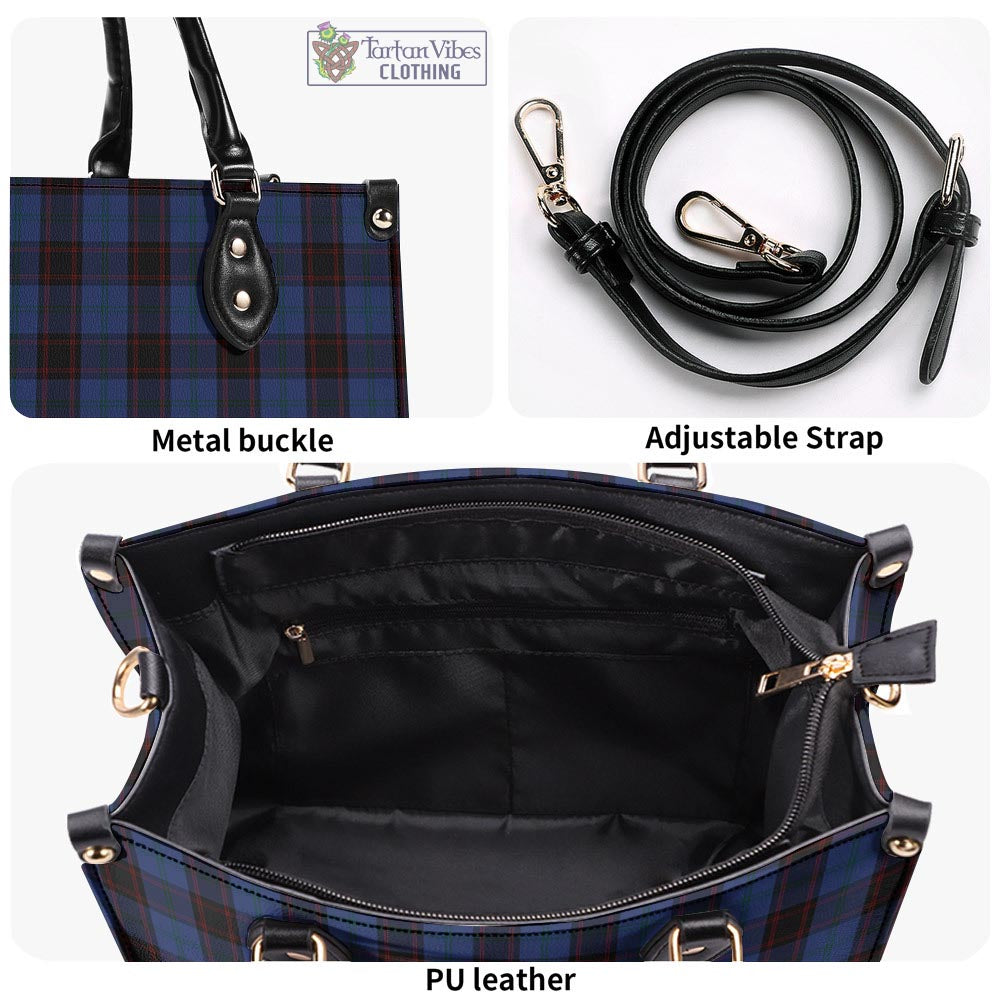 Tartan Vibes Clothing Home (Hume) Tartan Luxury Leather Handbags