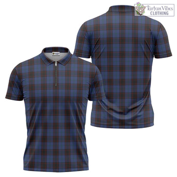 Home (Hume) Tartan Zipper Polo Shirt