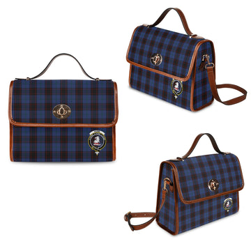 Home Tartan Waterproof Canvas Bag with Family Crest