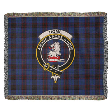 Home Tartan Woven Blanket with Family Crest