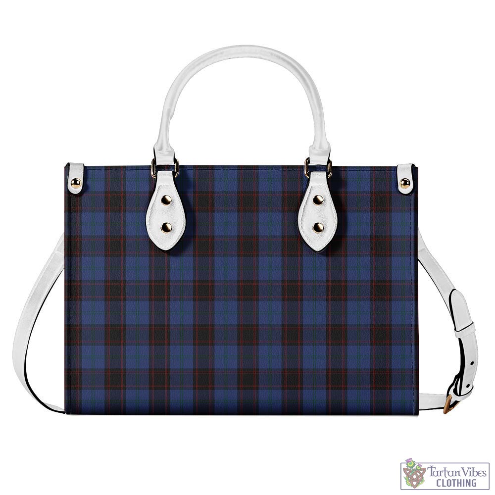 Tartan Vibes Clothing Home (Hume) Tartan Luxury Leather Handbags