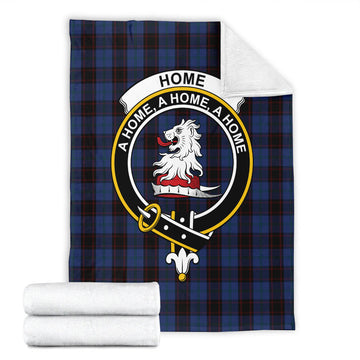 Home Tartan Blanket with Family Crest