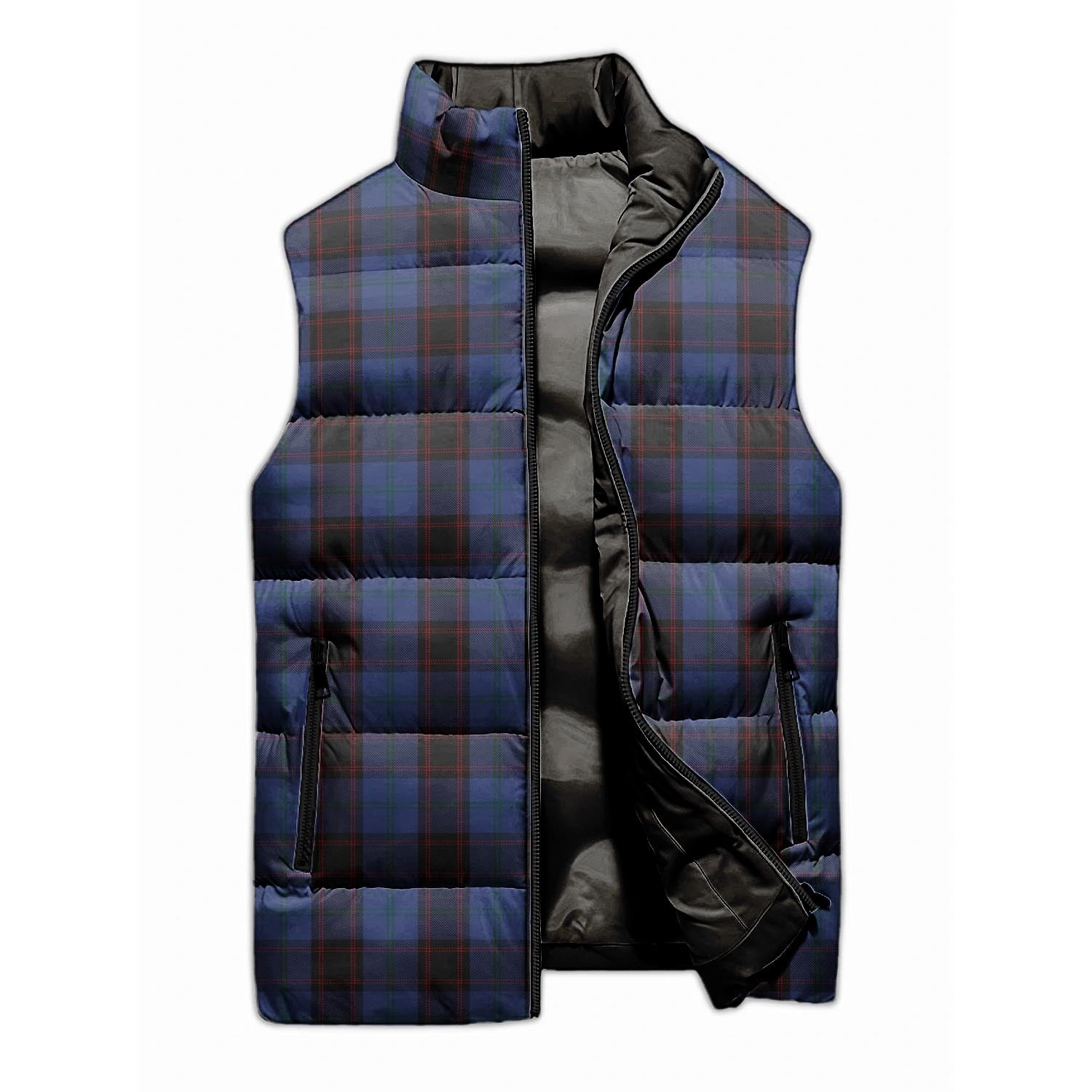 Home (Hume) Tartan Sleeveless Puffer Jacket - Tartanvibesclothing