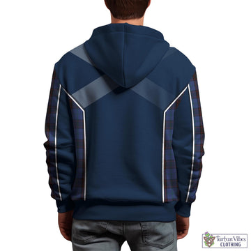 Tartan Vibes Clothing Home (Hume) Tartan Hoodie with Family Crest and Scottish Thistle Vibes Sport Style