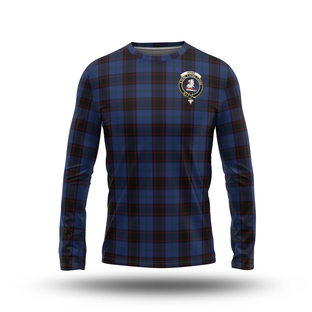 home-hume-tartan-long-sleeve-t-shirt-with-family-crest