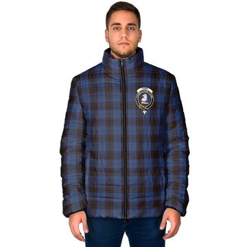 Home Tartan Padded Jacket with Family Crest