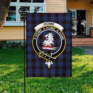 Home Tartan Flag with Family Crest