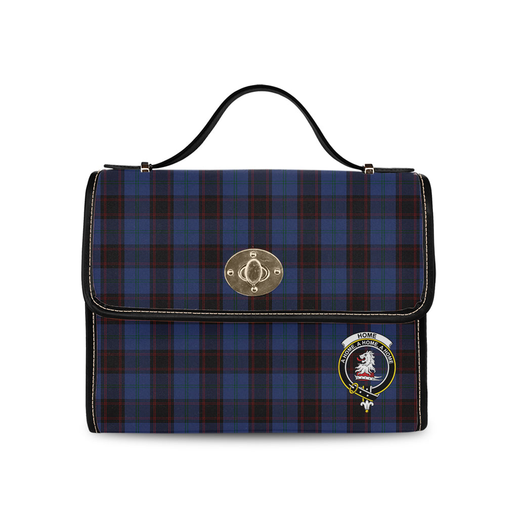 home-hume-tartan-leather-strap-waterproof-canvas-bag-with-family-crest