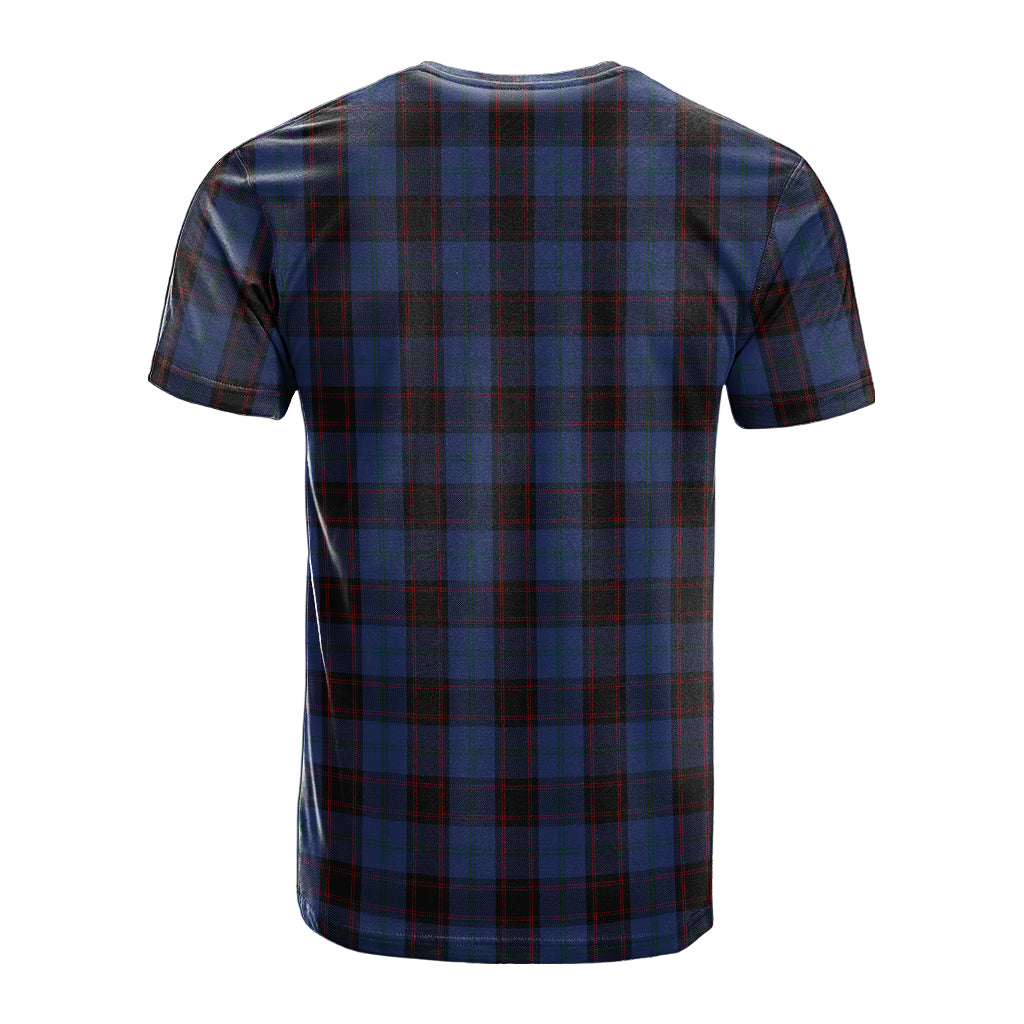 Home (Hume) Tartan T-Shirt with Family Crest - Tartan Vibes Clothing