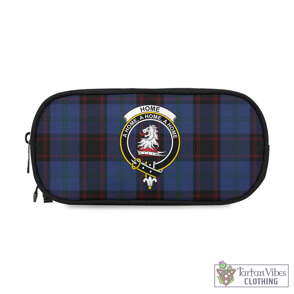 Tartan Vibes Clothing Home (Hume) Tartan Pen and Pencil Case with Family Crest