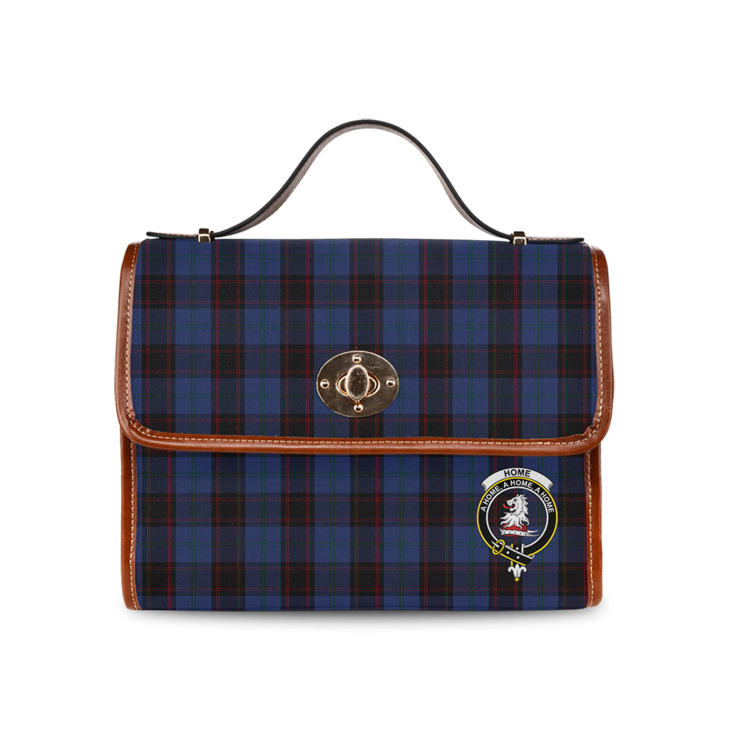 home-hume-tartan-leather-strap-waterproof-canvas-bag-with-family-crest