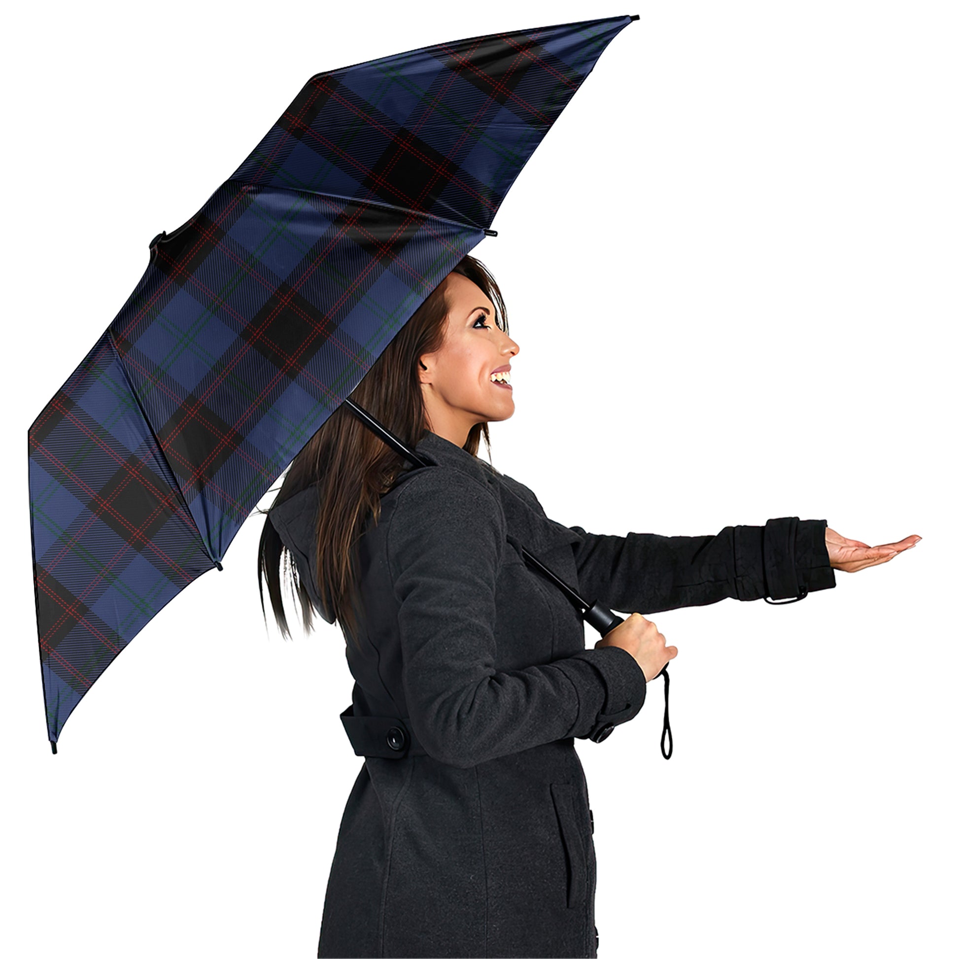 Home (Hume) Tartan Umbrella - Tartanvibesclothing