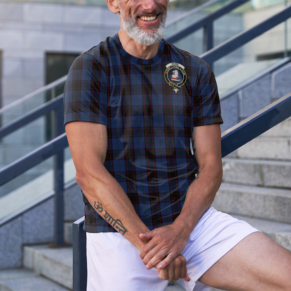 Home (Hume) Tartan T-Shirt with Family Crest - Tartan Vibes Clothing