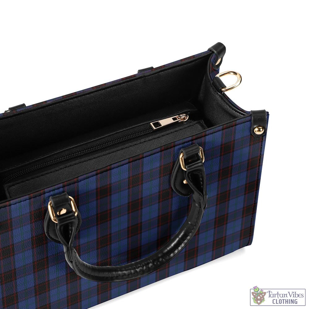 Tartan Vibes Clothing Home (Hume) Tartan Luxury Leather Handbags