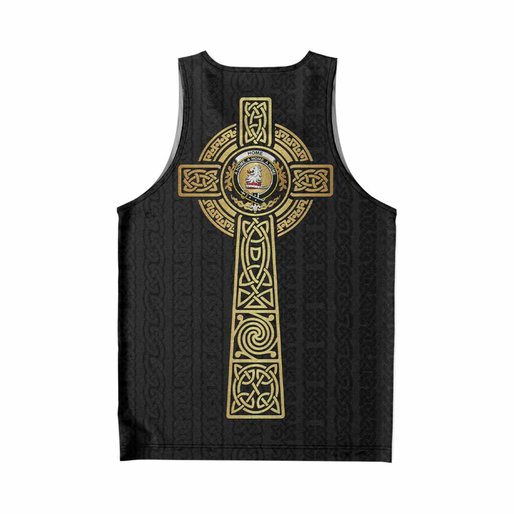 Home (Hume) Clan Crest Men Tank Top with Celtic Tree of Life Inspired