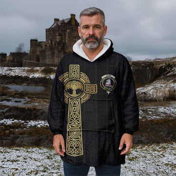 Home (Hume) Clan Crest Wearable Blanket with Celtic Tree of Life Inspired