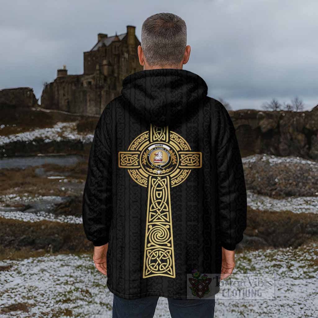 Home (Hume) Clan Crest Wearable Blanket with Celtic Tree of Life Inspired
