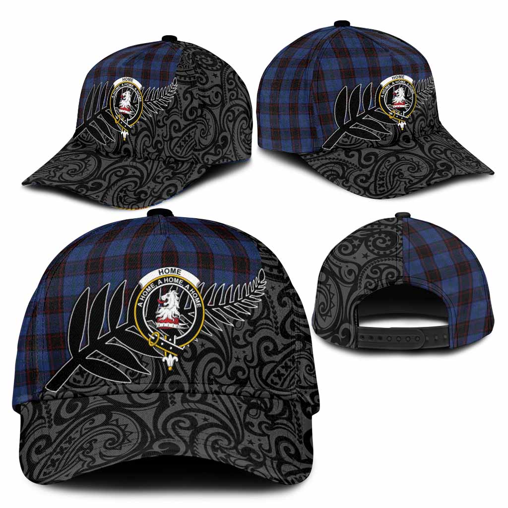 Home (Hume) Crest Tartan Classic Cap with New Zealand Silver Fern Half Style