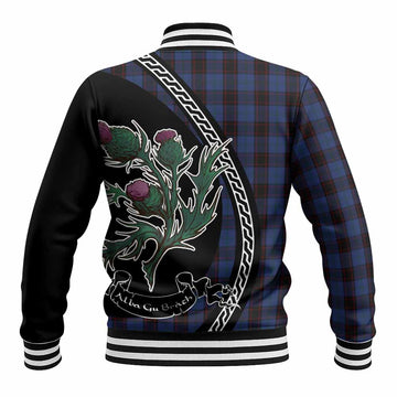 Home (Hume) Family Crest Tartan Baseball Jacket Alba Thistle Inspired