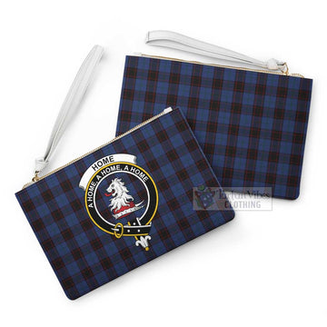 Home (Hume) Family Crest Tartan Clutch Bag