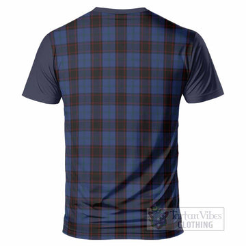 Home (Hume) Tartan Accent T-Shirt with Family Crest