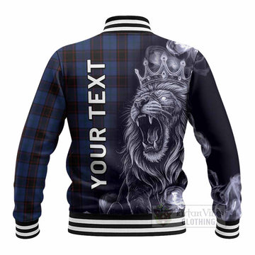 Home (Hume) Tartan Baseball Jacket Roaring Lion Heritage