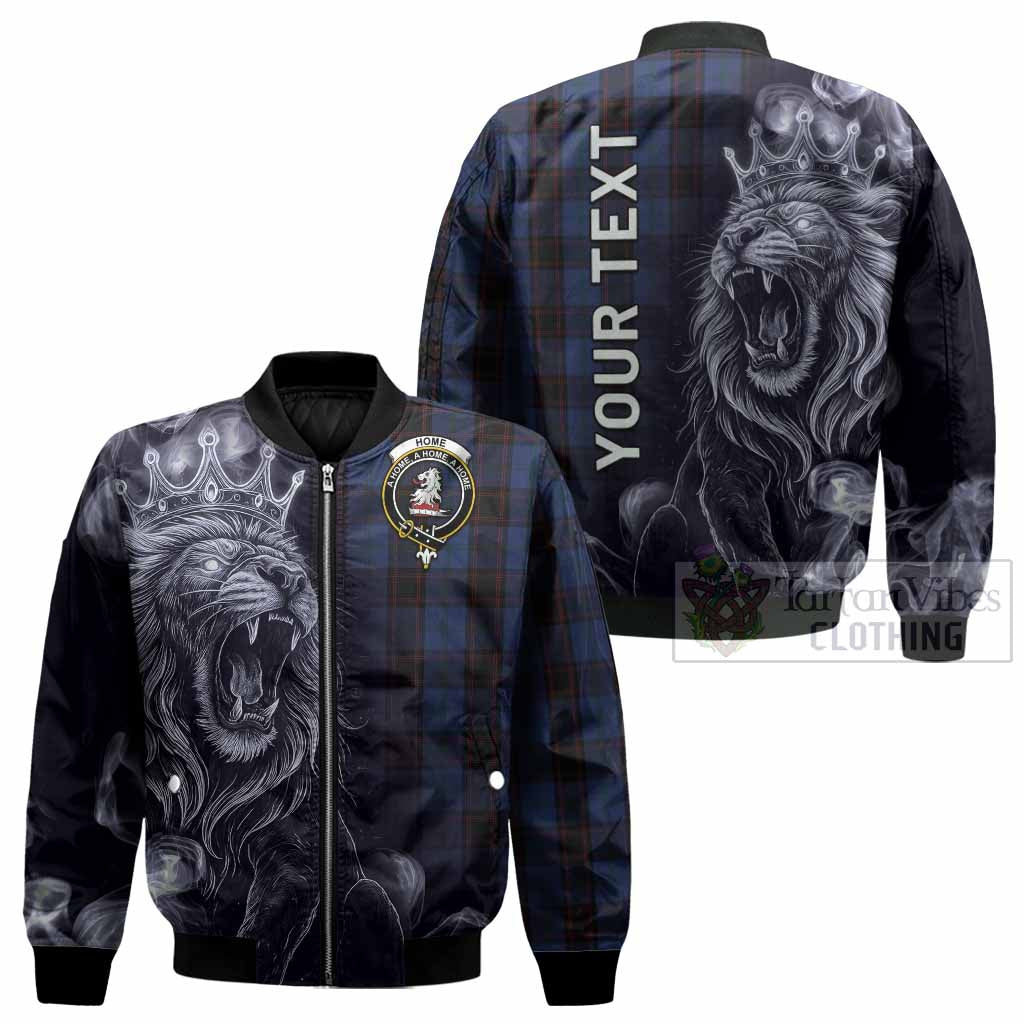 Home (Hume) Tartan Bomber Jacket Roaring Lion Heritage
