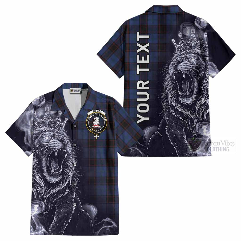 Home (Hume) Tartan Cotton Hawaiian Shirt Roaring Lion Heritage