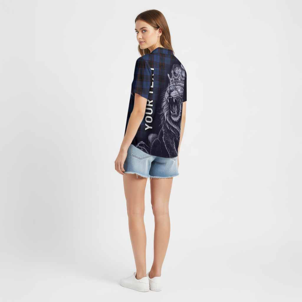Home (Hume) Tartan Cotton Hawaiian Shirt Roaring Lion Heritage