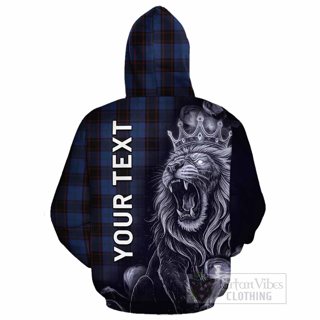 Home (Hume) Tartan Cotton Hoodie Roaring Lion Heritage