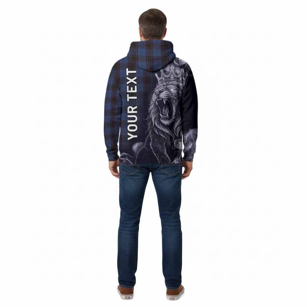 Home (Hume) Tartan Cotton Hoodie Roaring Lion Heritage