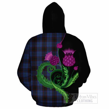 Home (Hume) Tartan Cotton Hoodie Traditional Scottish Thistle
