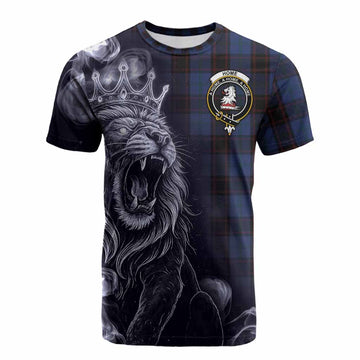 Home (Hume) Tartan Cotton T-shirt Roaring Lion Heritage