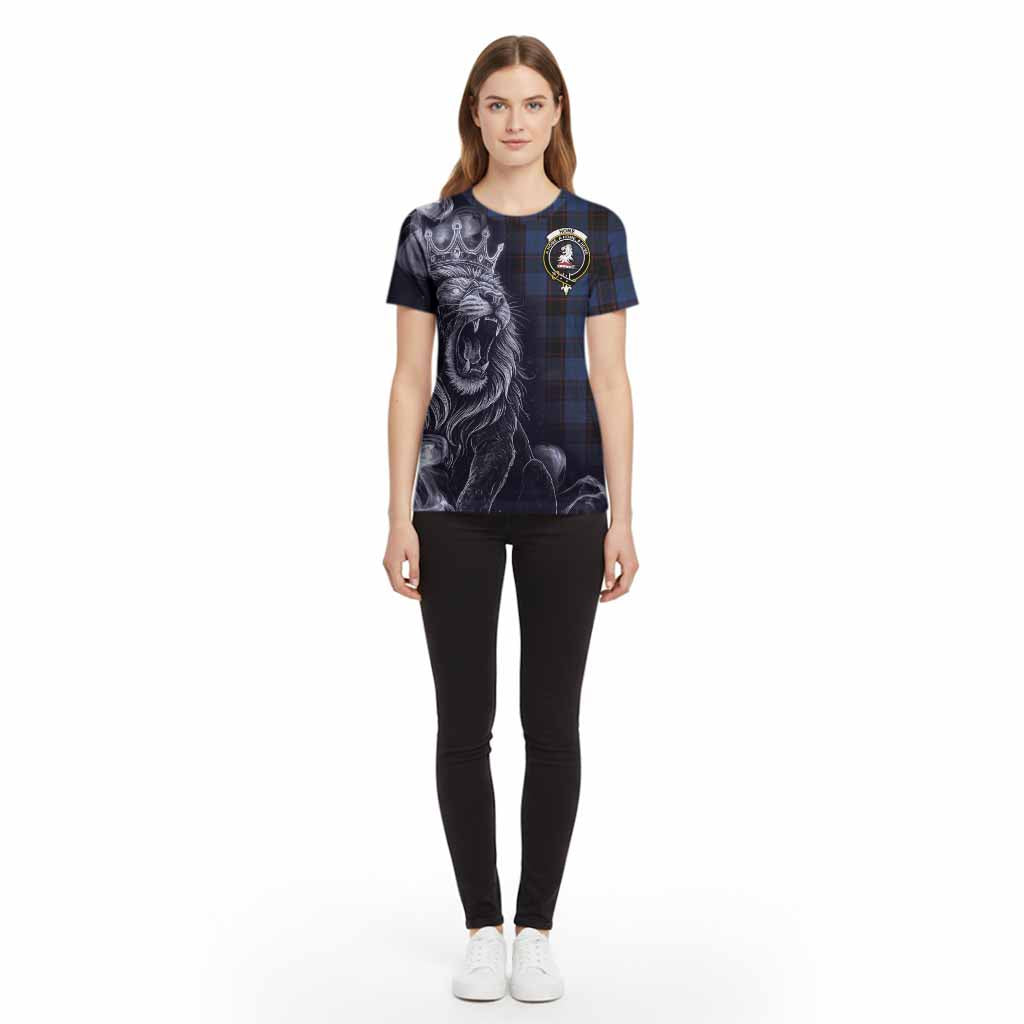 Home (Hume) Tartan Cotton T-shirt Roaring Lion Heritage