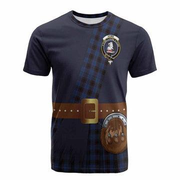 Home (Hume) Tartan Crest Cotton T-shirt Kilt Costume Style